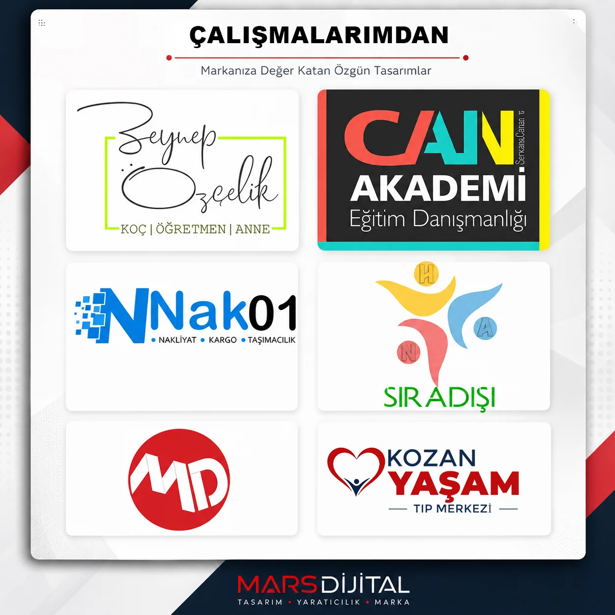 MarsDijital-logo-çalışmaları